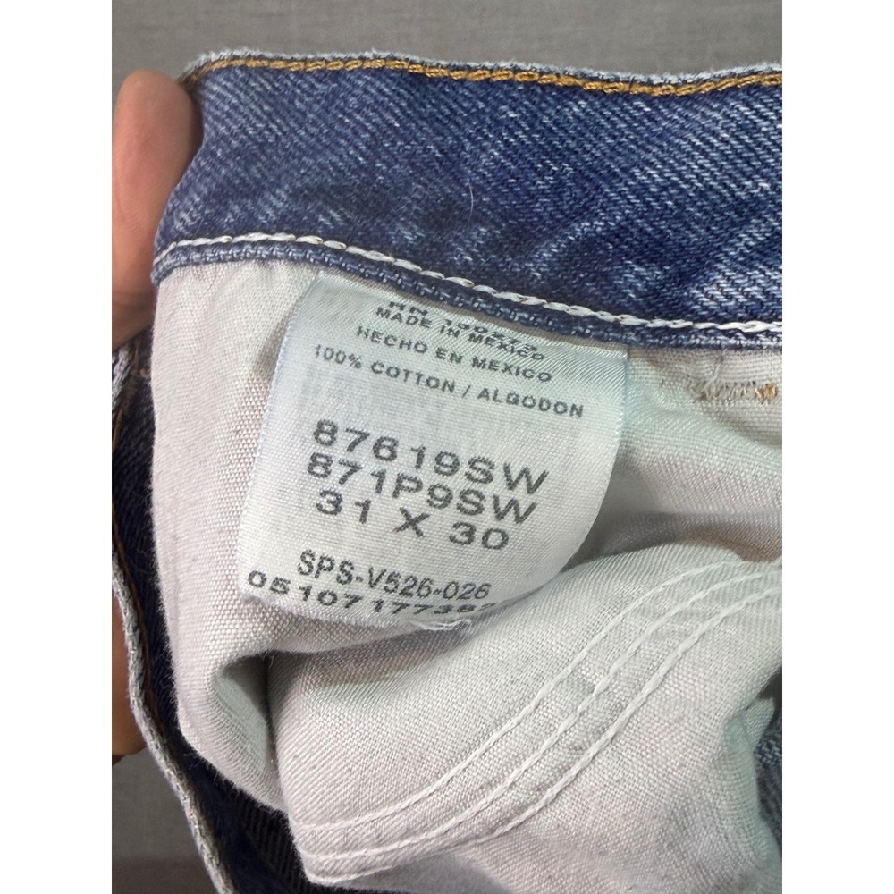 Rustler Straight Leg Jeans Mens 31x30 Blue Excellent Vintage Denim 87619SW - Picture 6 of 7